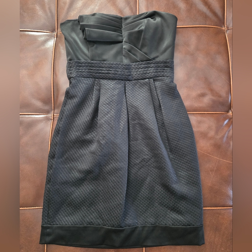 Max and Cleo Black Strapless Dress Size 4 NWT